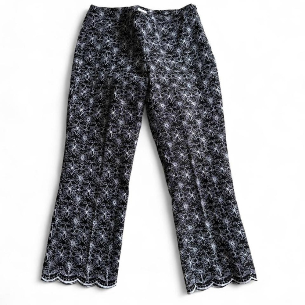 Vintage Y2k Cache Black & White Capris